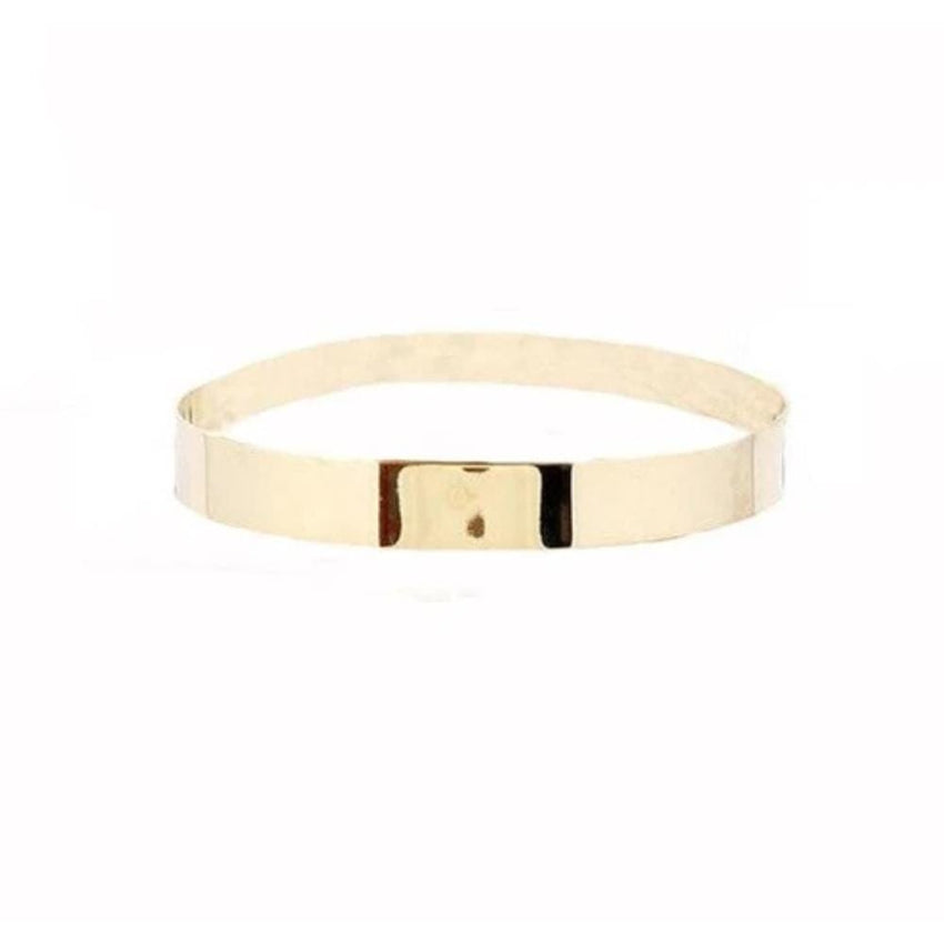 Mirror Finish Gold Metal Collar