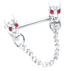 Dragon Head Male Nipple Piercing Jewelry