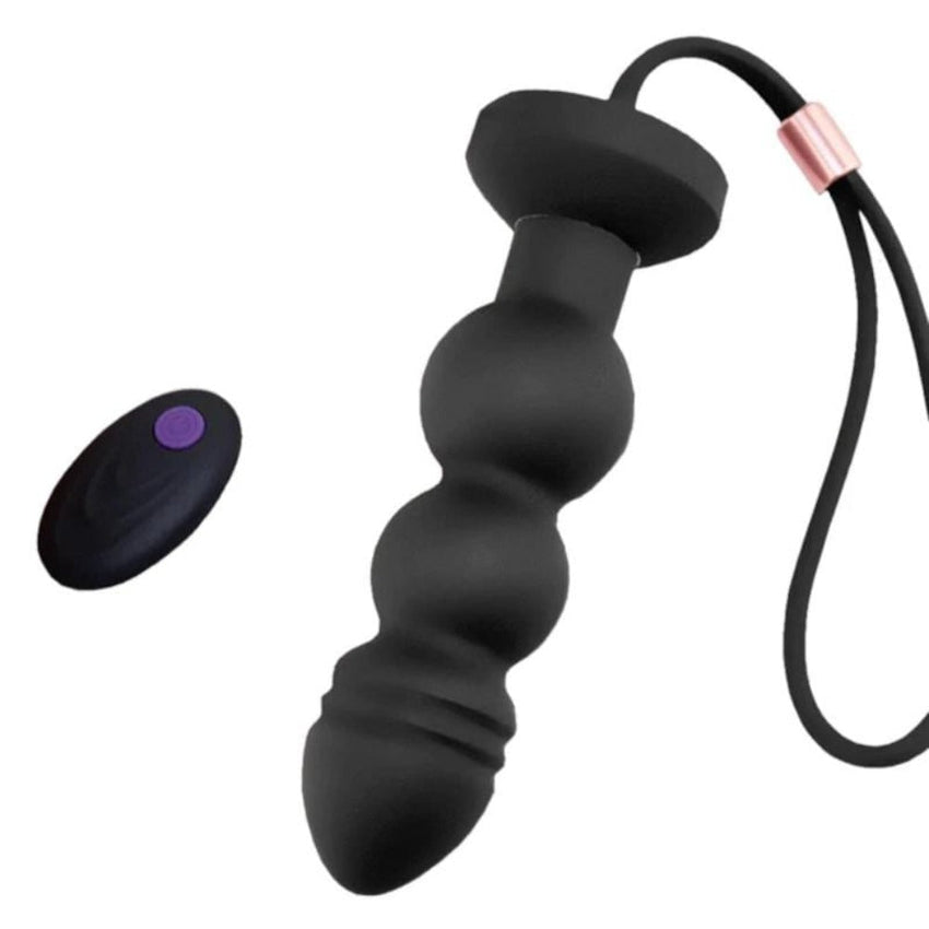 Thick Beaded Butt Vibrator