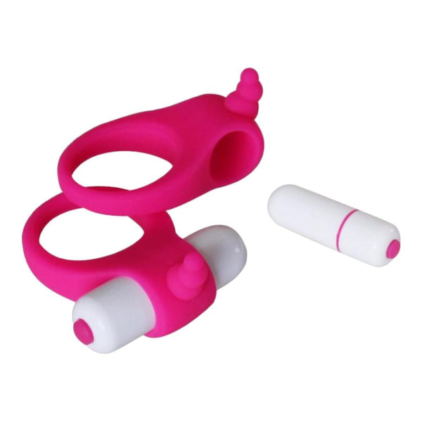 Waterproof Cock Ring | Pink Sisandsis Dress Vibrating Love Ring