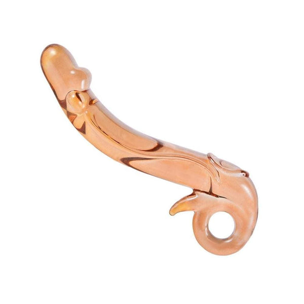 Golden Dragon Glass Dildo