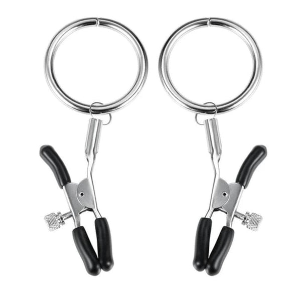 Flirting Rings Silver Nipple Clamps