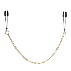 Gold Chained Tweezer Nipple Clamps