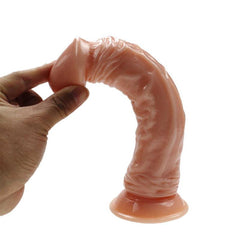 Jerk It off 9 Inch Soft Jelly Dildo