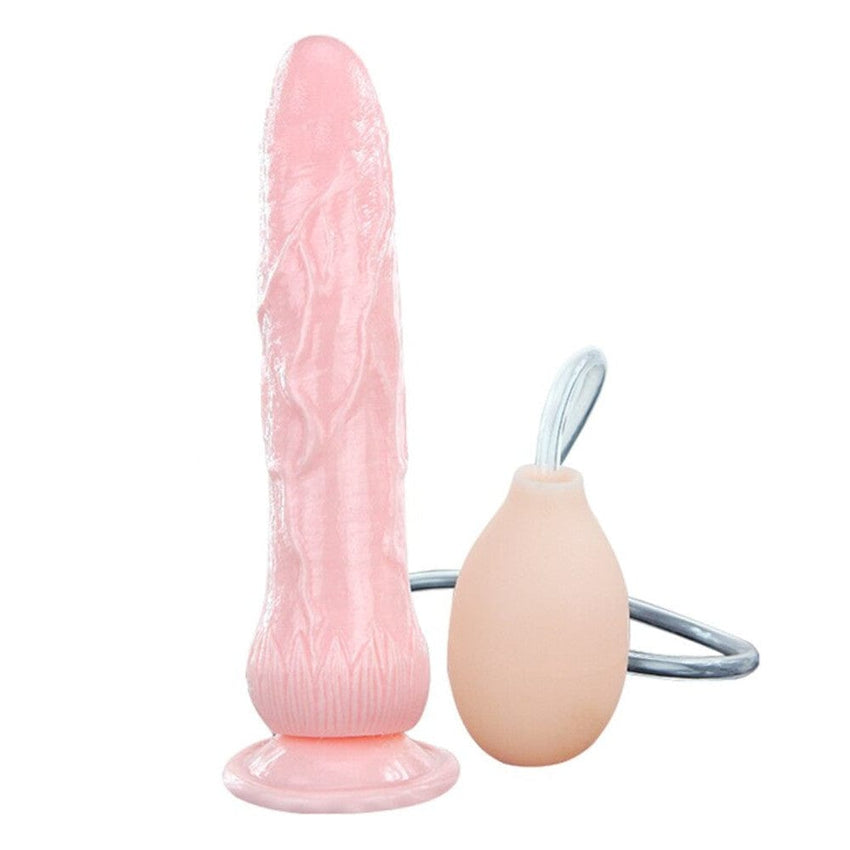 Soft 7 Inch Inflatable Realistic Dildo