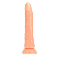 Ribbed Dong 8 Inch Dildo With Suction Cup