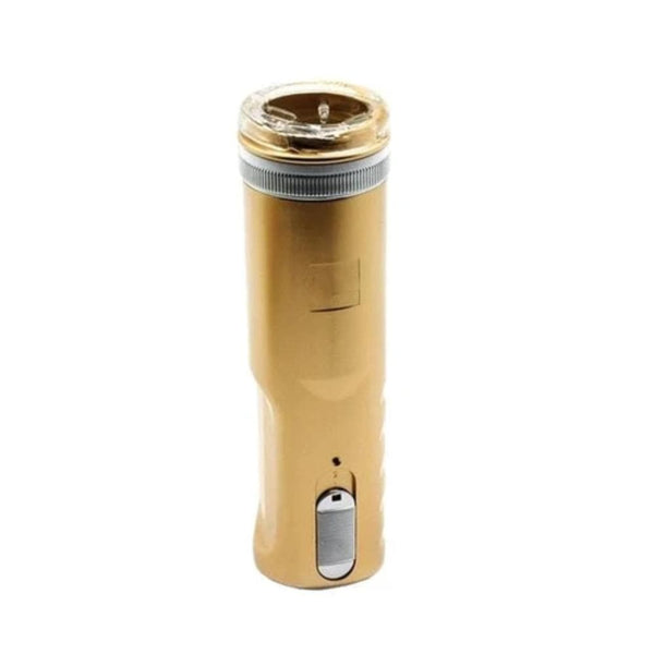 Golden Retractable Auto Masturbator