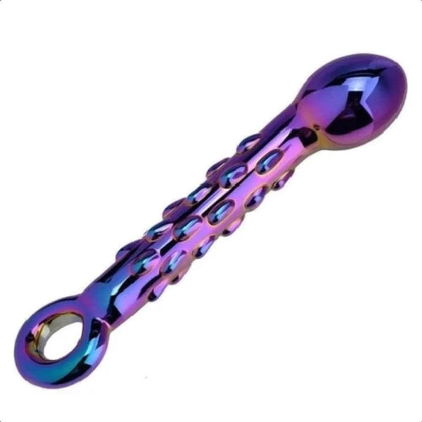 Colorful 7 Inch Masturbator Crystal Dildo