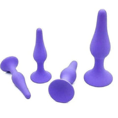 Silicone Butt Plug 4pcs Training Kit