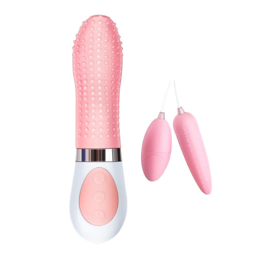 Dotted Tongue Vibrating Kegel Balls