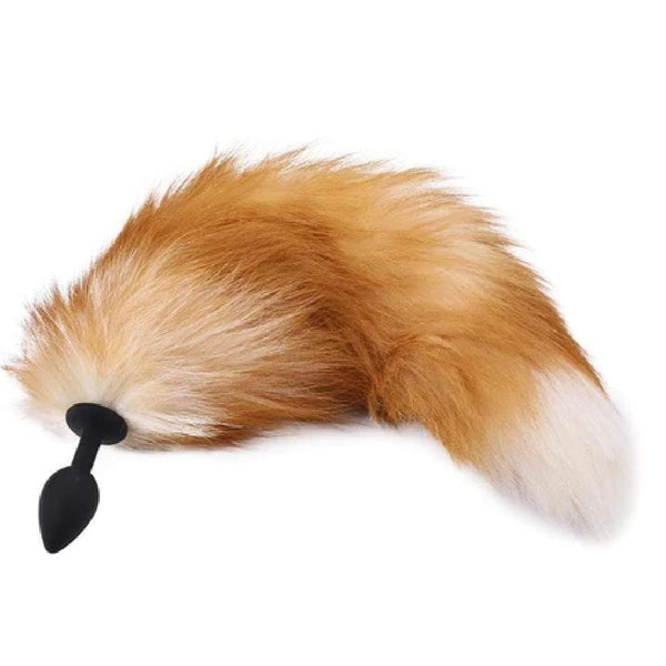 17' Light Brown Fox Tail Plug