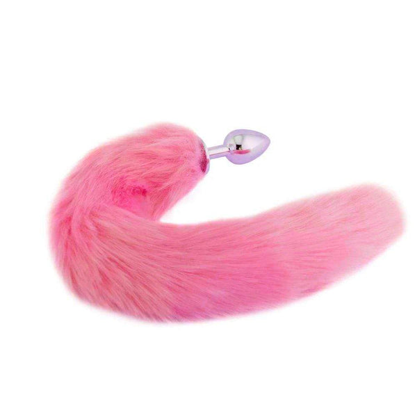 Plush Cat Tail Metal Plug 17'