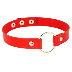 Colorful Synthetic Leather BDSM Choker