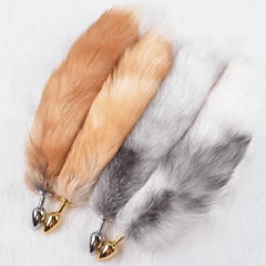 Elegant Fox Tail Butt Plug 19 Inches Long