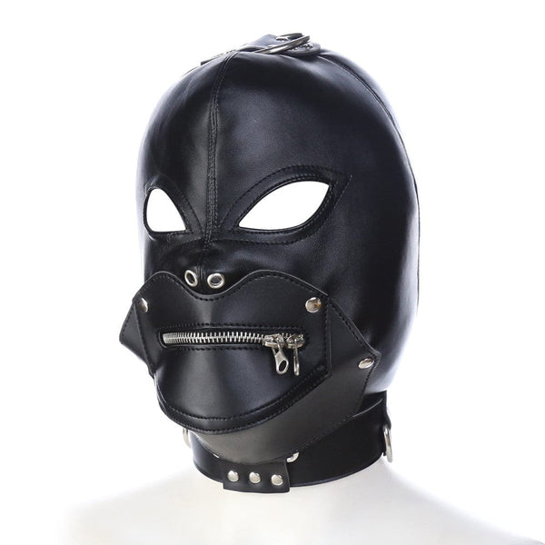 Crybaby's Leather Zipper Mask