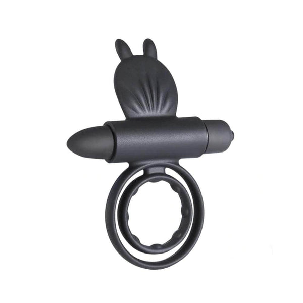 Vibrating Clit-Friendly Dual Cock Ring