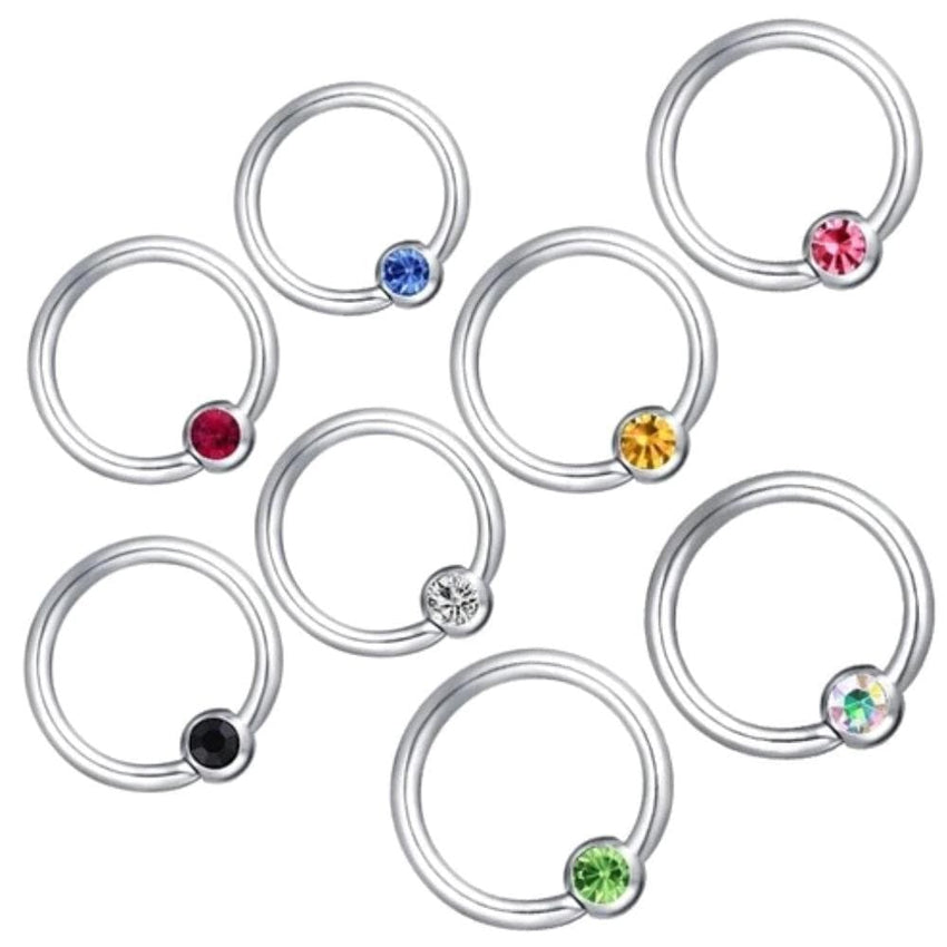 Fashionable 100-Piece Nipple Ring Sets