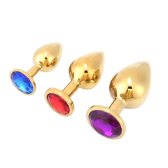 Gold Butt Plug Set (3 Piece)