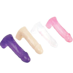 4' Soft Jelly Silicone Dildo Plug