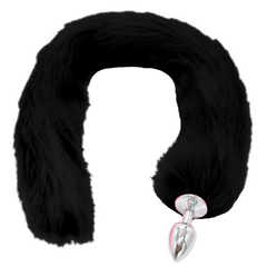 31' Stainless Steel Black Fox Tail Plug