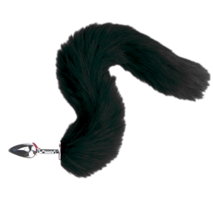 13' Stainless Steel Black Fox Tail Plug