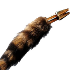 7' Sisandsis Dress Glass Brown Animal Tail Plug