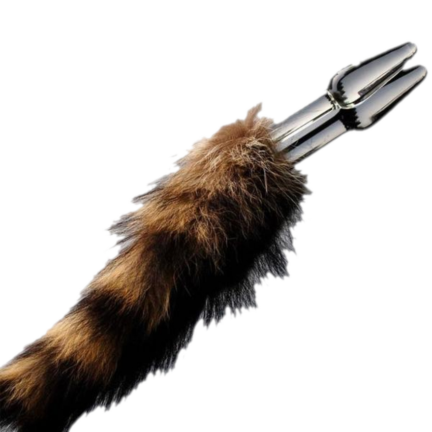 7' Sisandsis Dress Glass Brown Animal Tail Plug