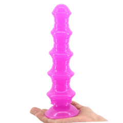 Pagoda-Inspired Anal Dildo With Suction Cup