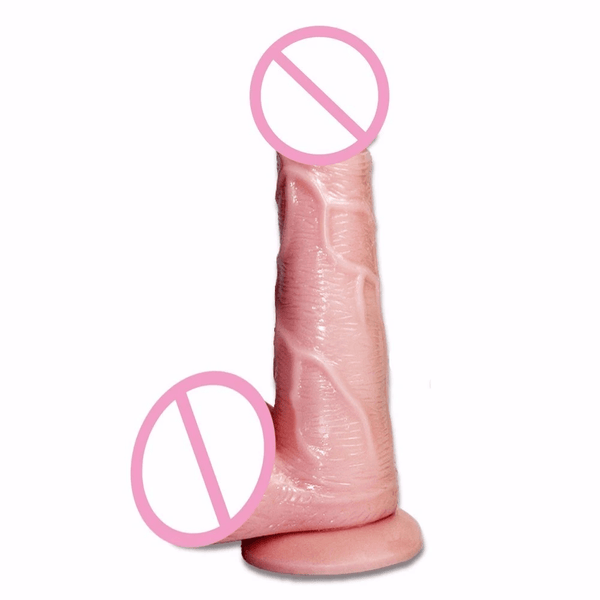 Sisandsis Dress 7 Inch Silicone Suction Cup Dildo