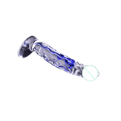 Vaginal Massager Curved Glass Dildo