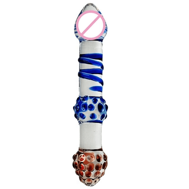 Magical 8 Inch Crystal Glass Dildo