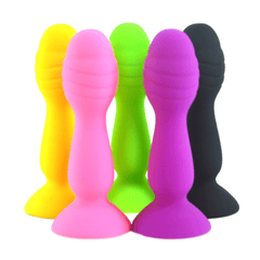 Colorful Mini 3 Inch Anal Dildo With Suction Cup