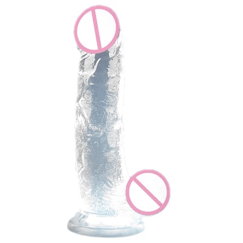 Realistic 7 Inch Clear Dildo With Suction Cup