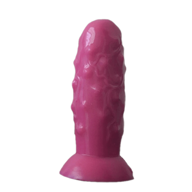 Dotted Shaft Suction Cup Anal Dildo