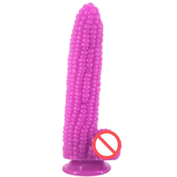 Realistic Purple Corn Dildo With Suction Cup