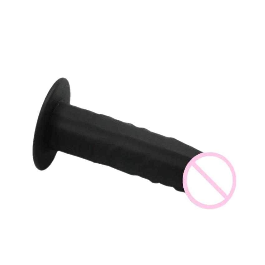 Diminutive 5 Inch Black Dildo With Suction Cup