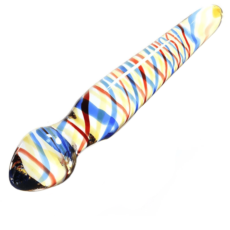 Glassy Dilation Stimulator Colorful Dildo