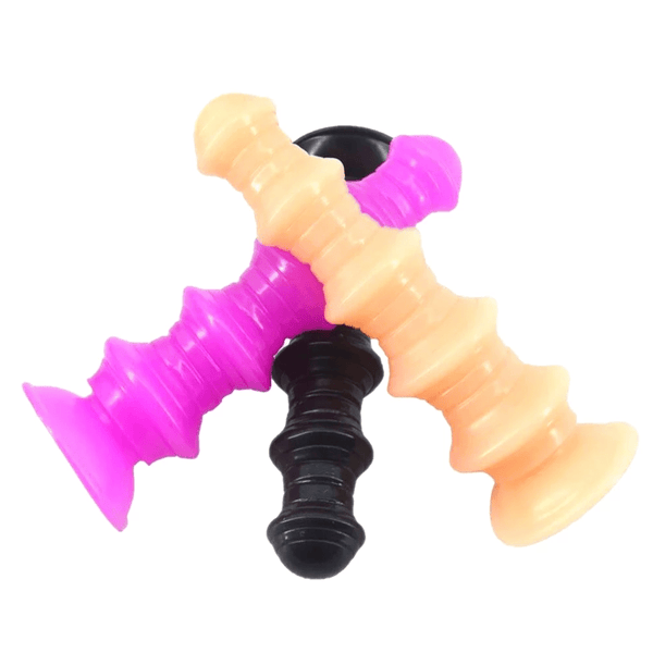 Pagoda-Inspired Anal Dildo With Suction Cup