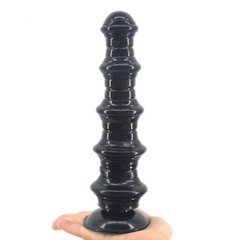 Pagoda-Inspired Anal Dildo With Suction Cup