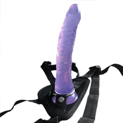 Sexy Purple Sisandsis Dress Strap On Dildo