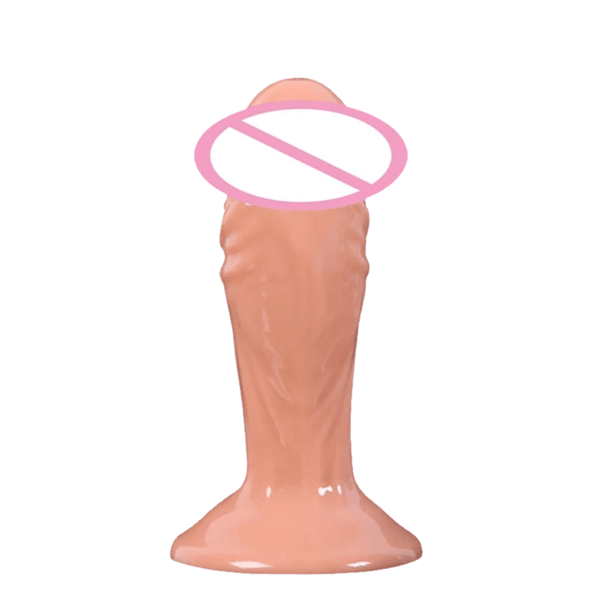 Glossy Small Realistic Dildo With Suction Cup