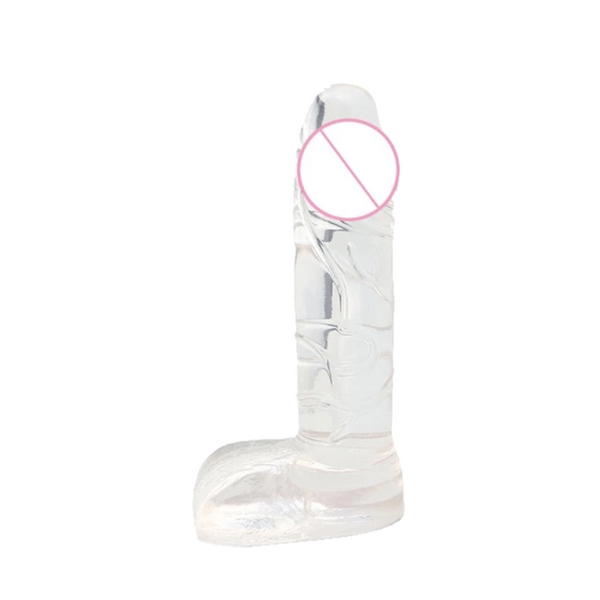 Special Transparent Jelly Realistic Dildo