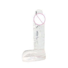 Special Transparent Jelly Realistic Dildo