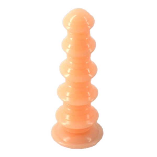 Pagoda-Inspired Anal Dildo With Suction Cup