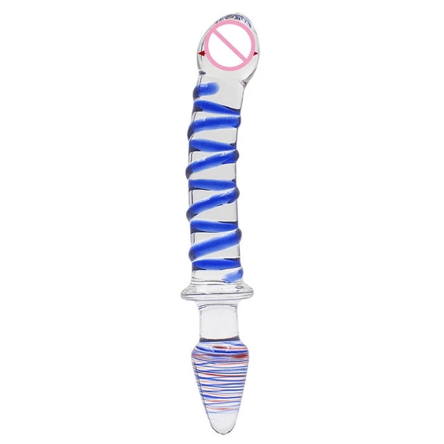 Double Ended Stimulation Glass Dildo