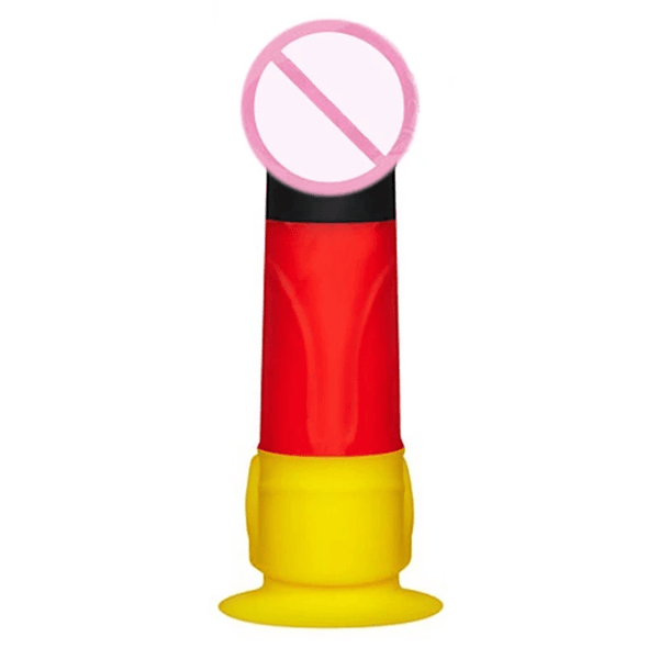 Super Realistic 5 Inch Colorful Dildo With Suction Cup