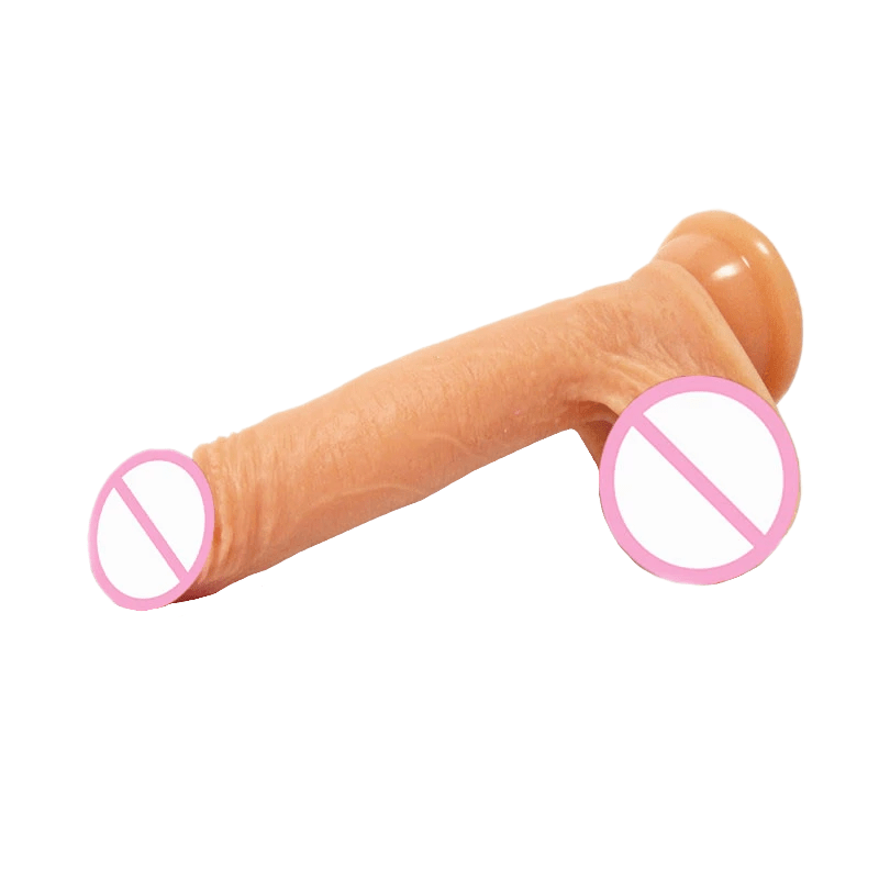 Cute Pussy Skewering 7 Inch Silicone Dildo