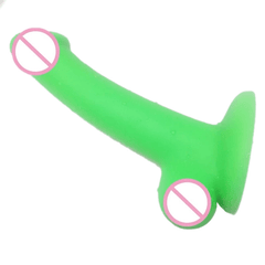 Colorful 7 Inch Silicone Suction Cup Dildo