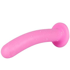 Pink Dildo Smooth Silicone With Suction Cup