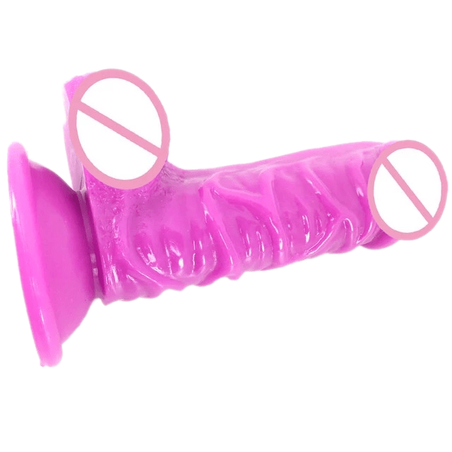 Sleek Veined 6 Inch Dildo With Suction Cup